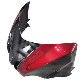 Amotopart 2009-2016 K9 GSXR1000 Suzuki Carbon Fiber with Red Accents Fairing Kit