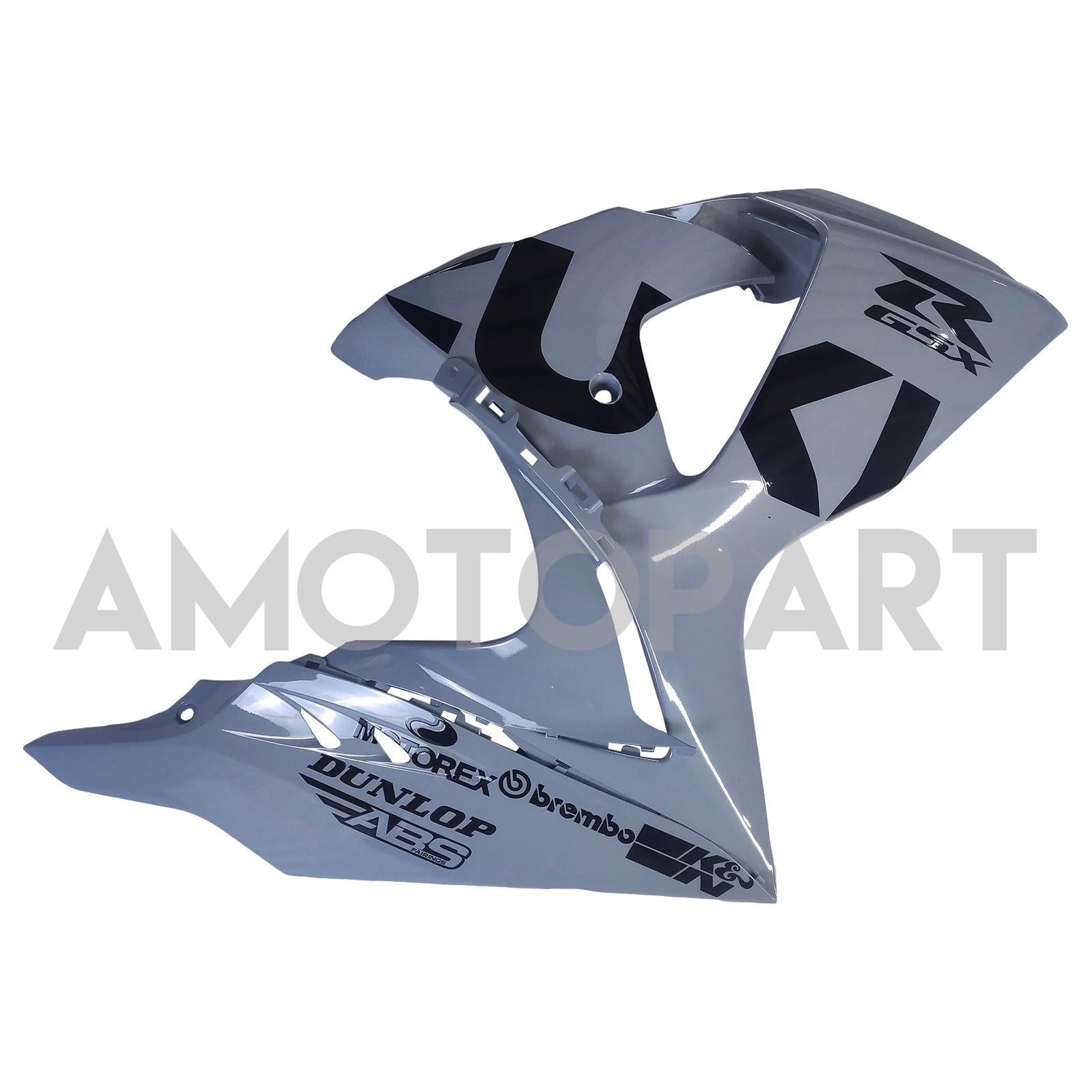 Amotopart 2009-2016 K9 GSXR1000 Suzuki Grey&Black Fairing Kit
