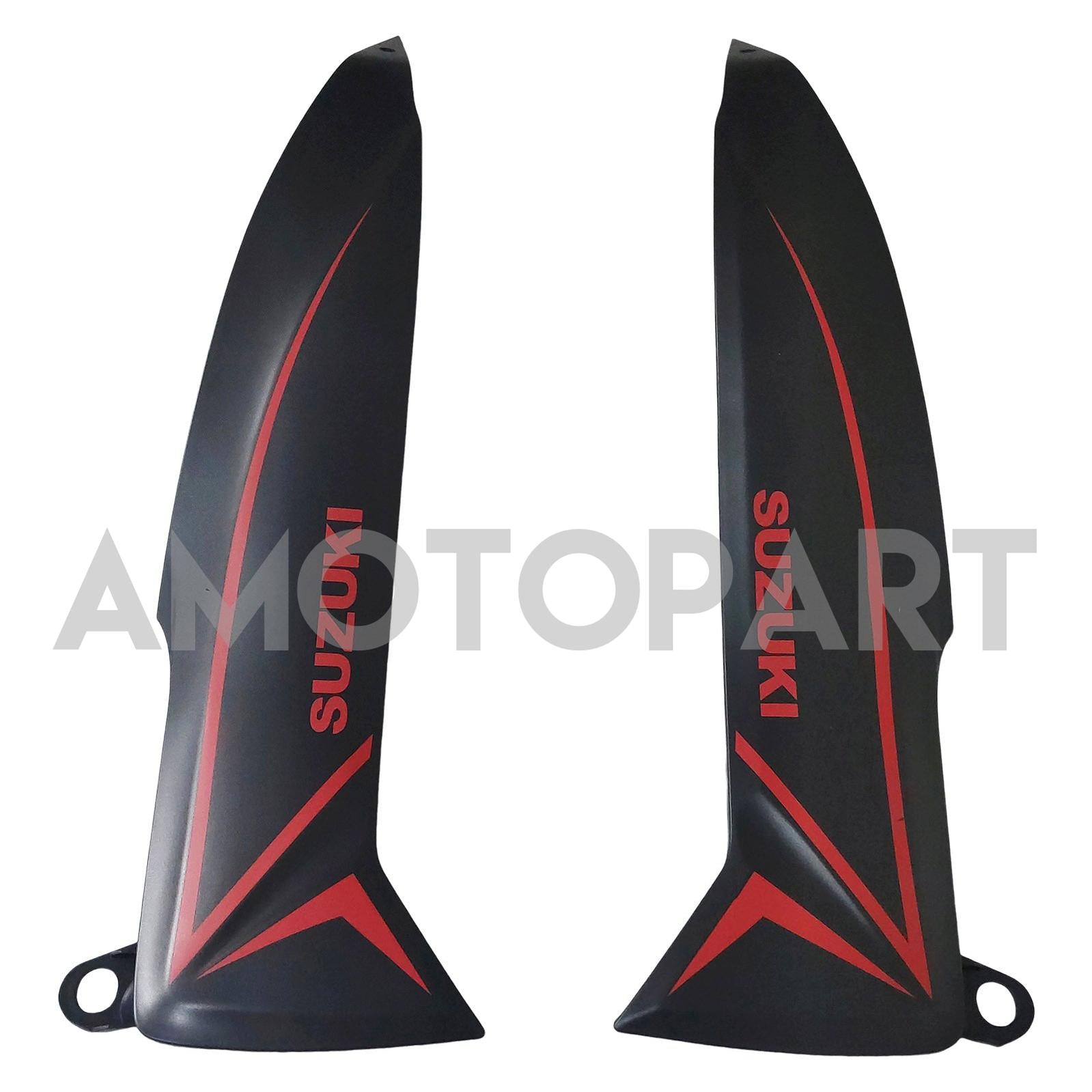 Amotopart 2009-2016 K9 GSXR1000 Suzuki Matte Black With Red Stripe Fairing Kit