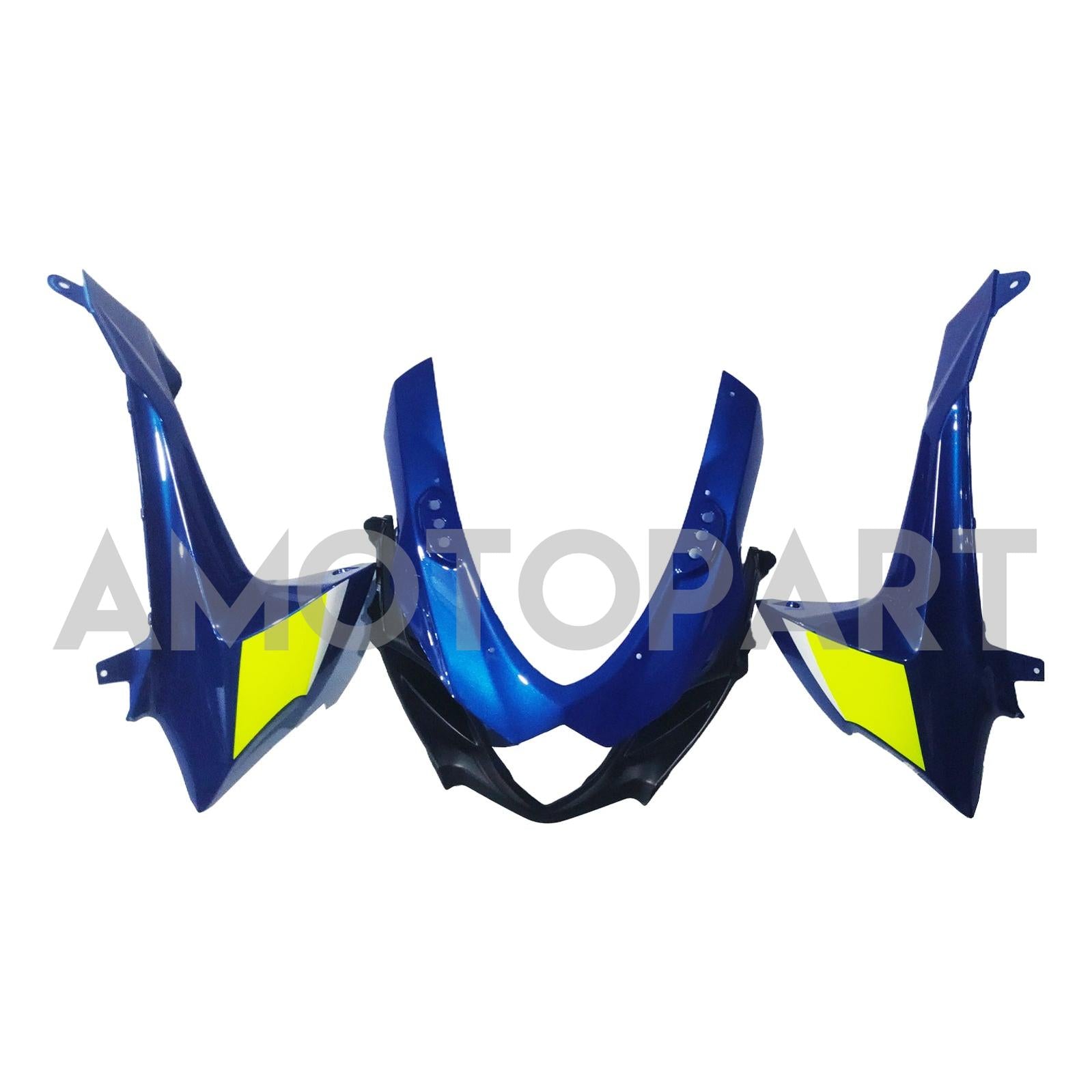 Amotopart 2009-2016 K9 GSXR1000 Suzuki Kit de carenado azul y verde lima