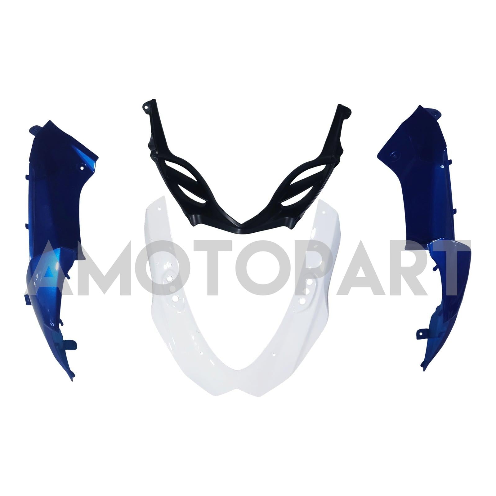 Amotopart 2009-2016 K9 GSXR1000 Suzuki Blue&White Style2 Fairing Kit
