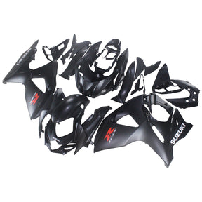 Amotopart 2009-2016 K9 GSXR1000 Suzuki Matte Black Fairing Kit