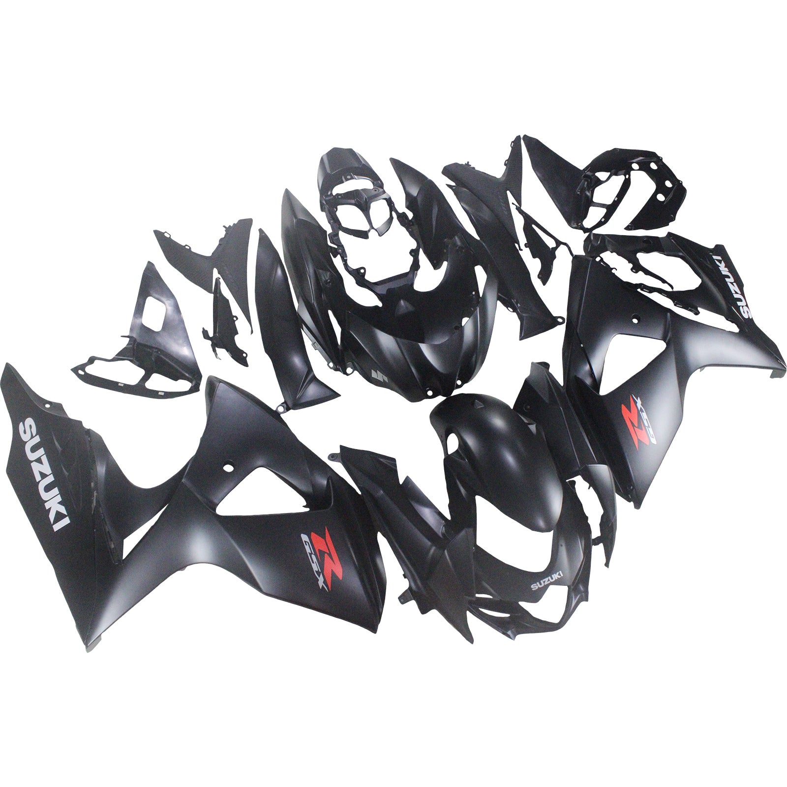 Amotopart 2009-2016 K9 GSXR1000 Suzuki Matte Black Fairing Kit