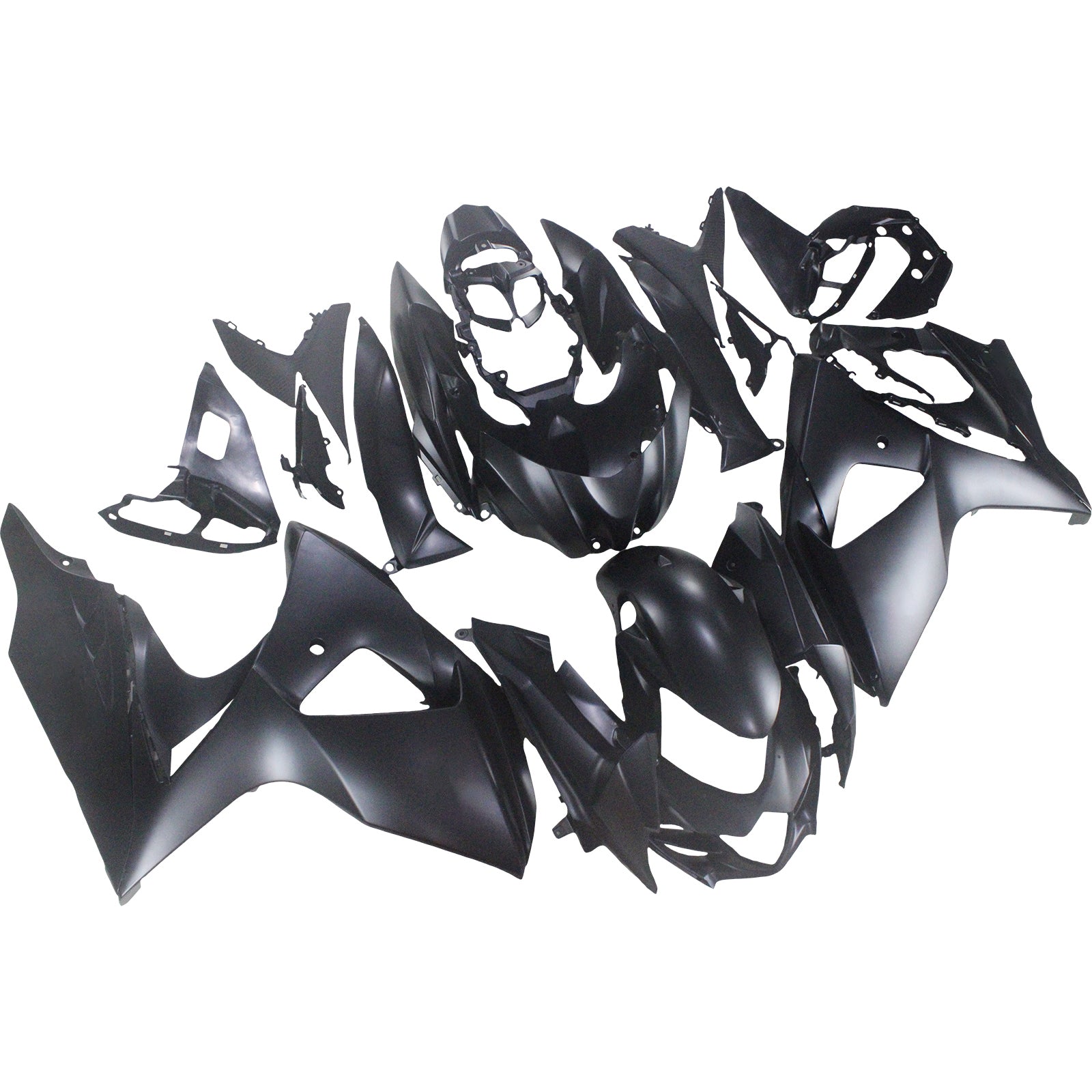 Amotopart 2009-2016 K9 GSXR1000 Suzuki Matte Black Fairing Kit