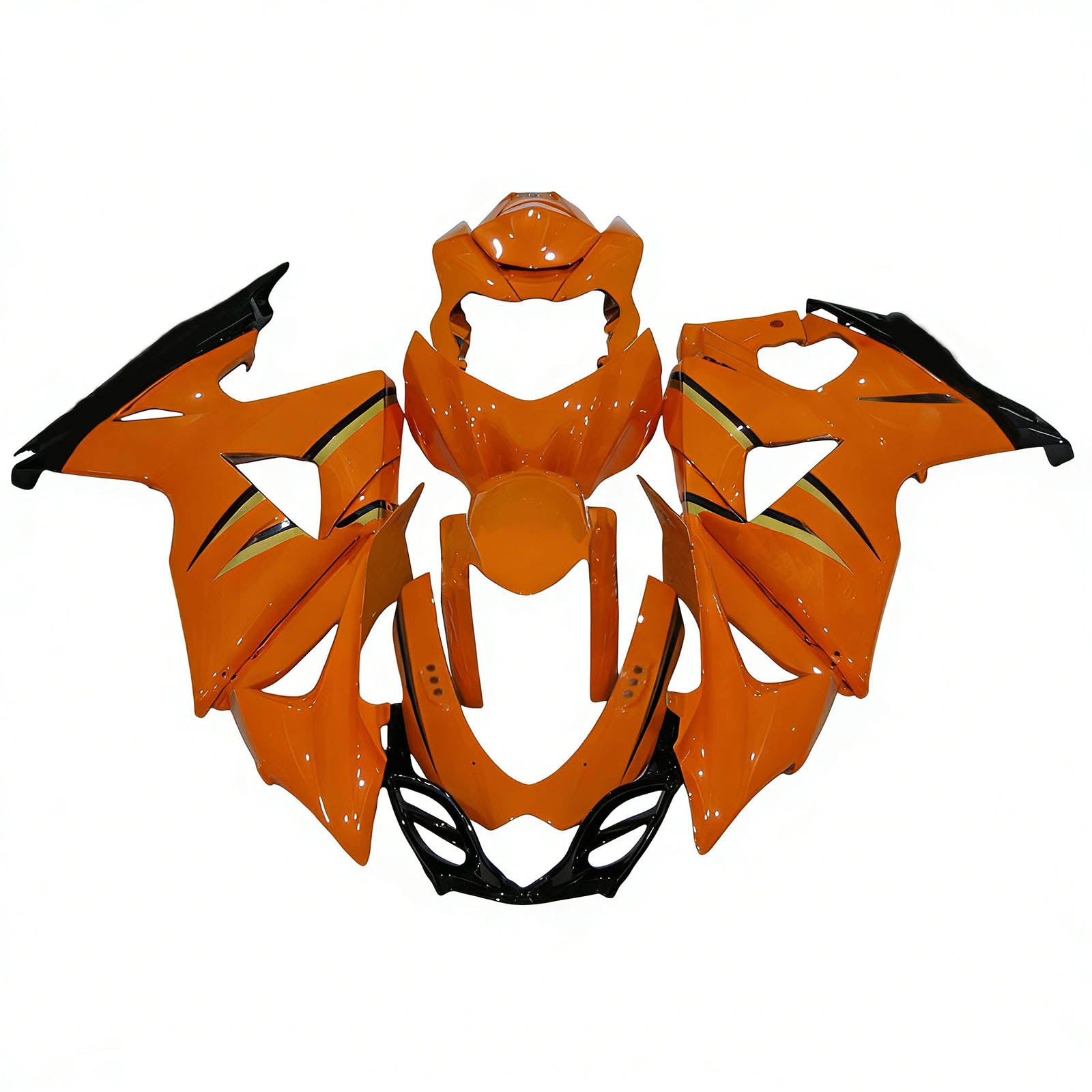 Amotopart 2009-2016 K9 GSXR1000 Suzuki Orange Fairing Kit