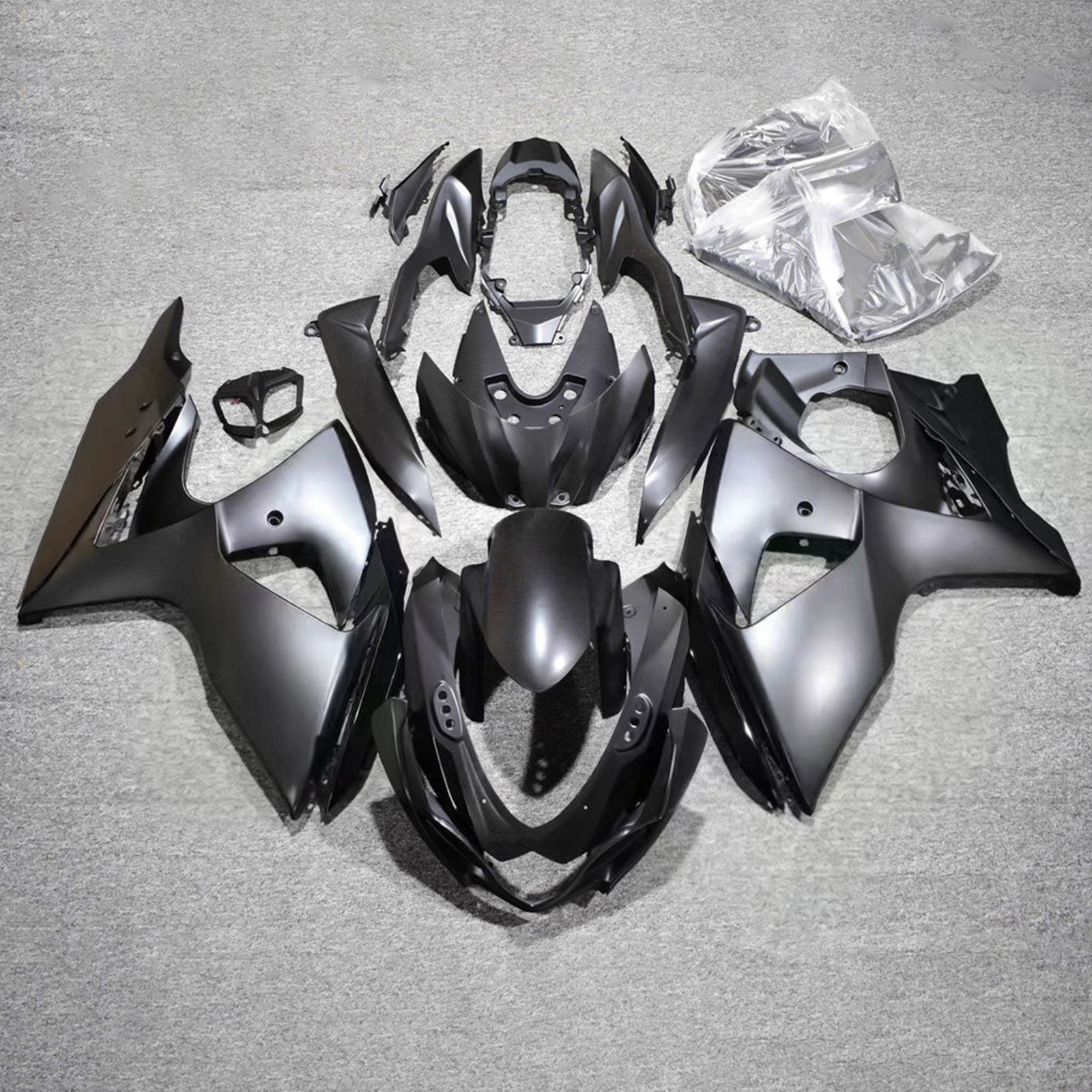 Amotopart 2009-2016 Suzuki GSXR1000 Black Fairing Kit