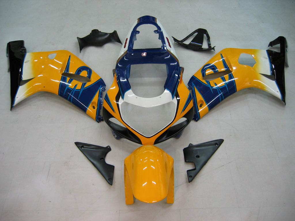 Amotopart Suzuki 01-03 GSXR600 e 00-03 GSXR750 Kit carena giallo blu