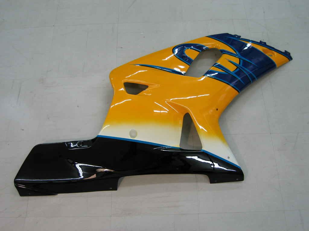 Amotopart Suzuki 01-03 GSXR600 & 00-03 GSXR750 Yellow Blue Fairing Kit