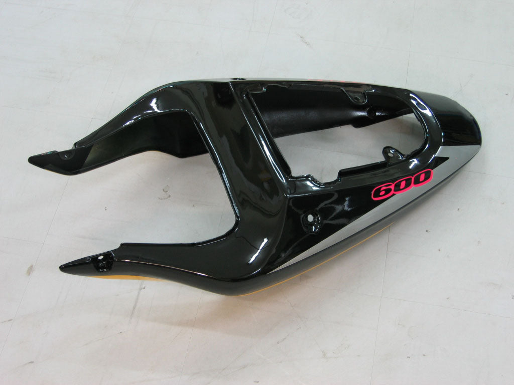 Amotopart Suzuki 01-03 GSXR600 & 00-03 GSXR750 Silver GSXR Racing Red Black Fairing Kit