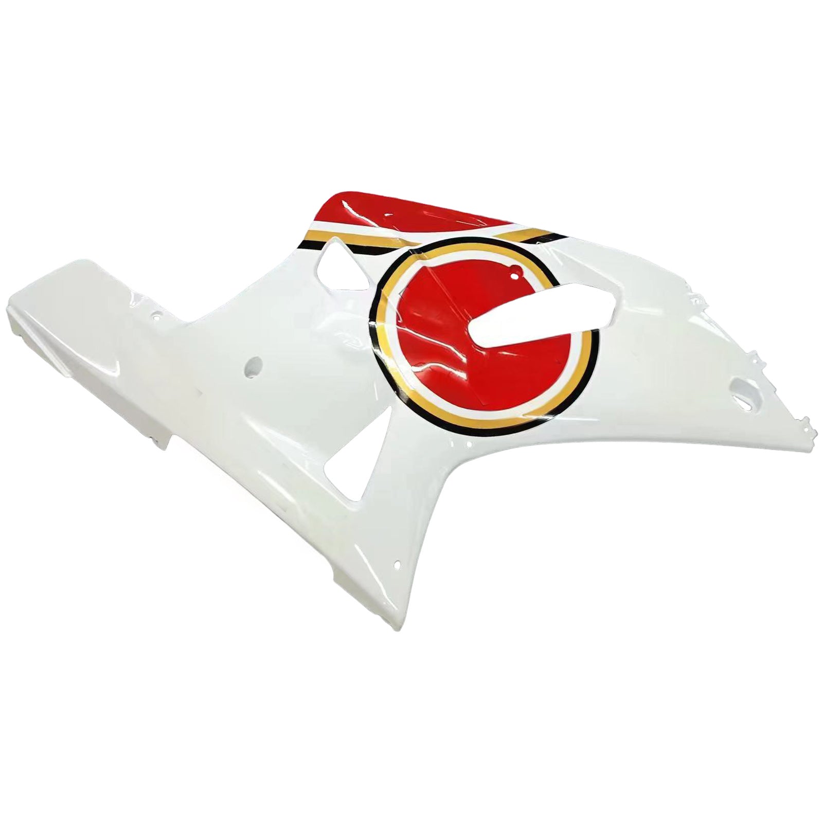 Amotopart Suzuki 01-03 GSXR600 & 00-03 GSXR750 heldige streik Racin White Red Fairing Kit