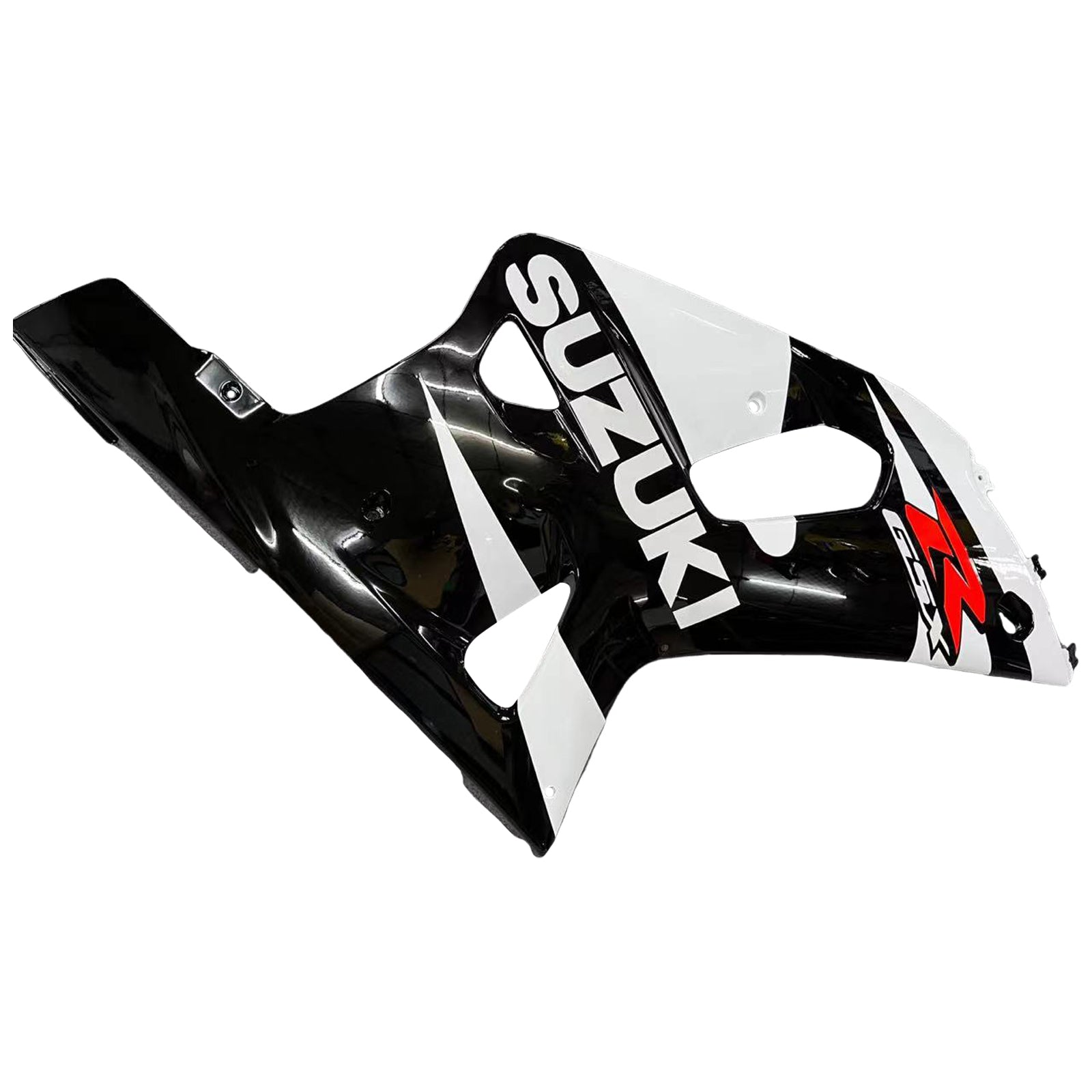 Amotopart Suzuki 01-03 GSXR600 & 00-03 GSXR750 Kit de carénage GSXR Racing noir blanc