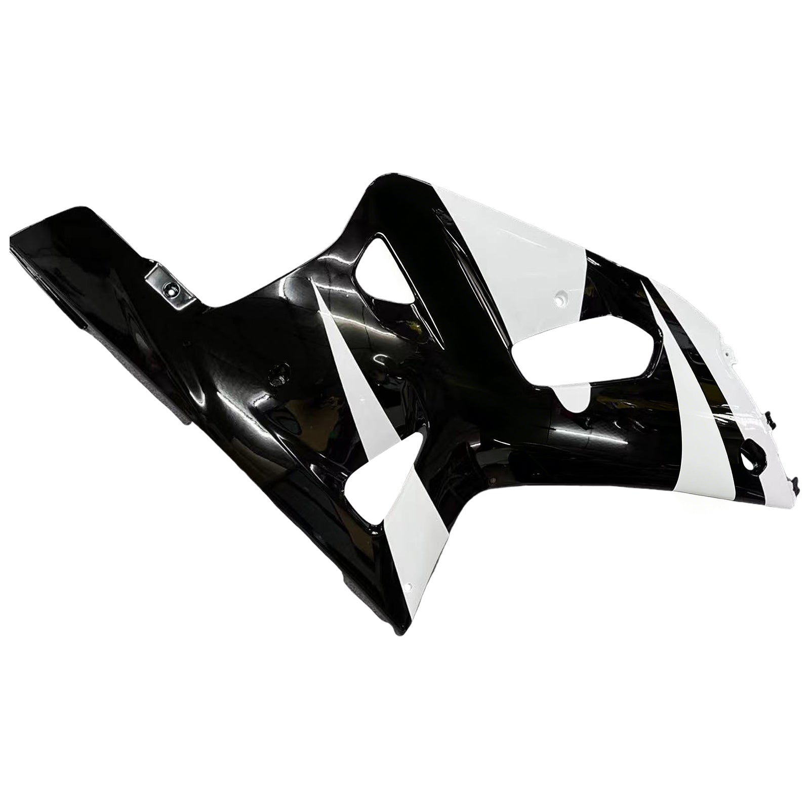 Amotopart Suzuki 01-03 GSXR600 & 00-03 GSXR750 Black White Fairing Kit