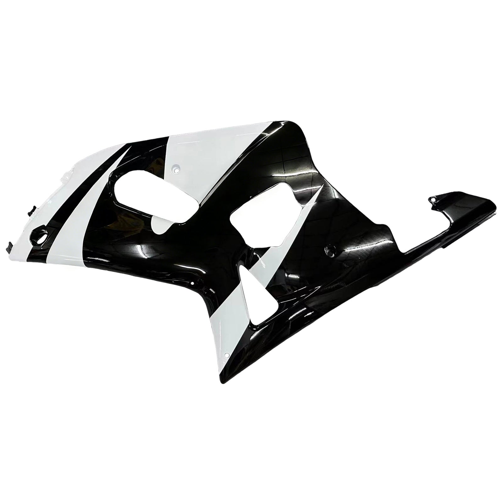 Amotopart Suzuki 01-03 GSXR600 & 00-03 GSXR750 Black White Fairing Kit