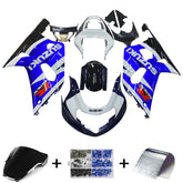 Amotopart Suzuki 01-03 GSXR600 & 00-03 GSXR750 Blue White Black Fairing Kit