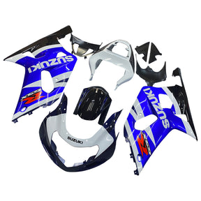 Amotopart Kit carena Suzuki 01-03 GSXR600 e 00-03 GSXR750 Blu Bianco Nero