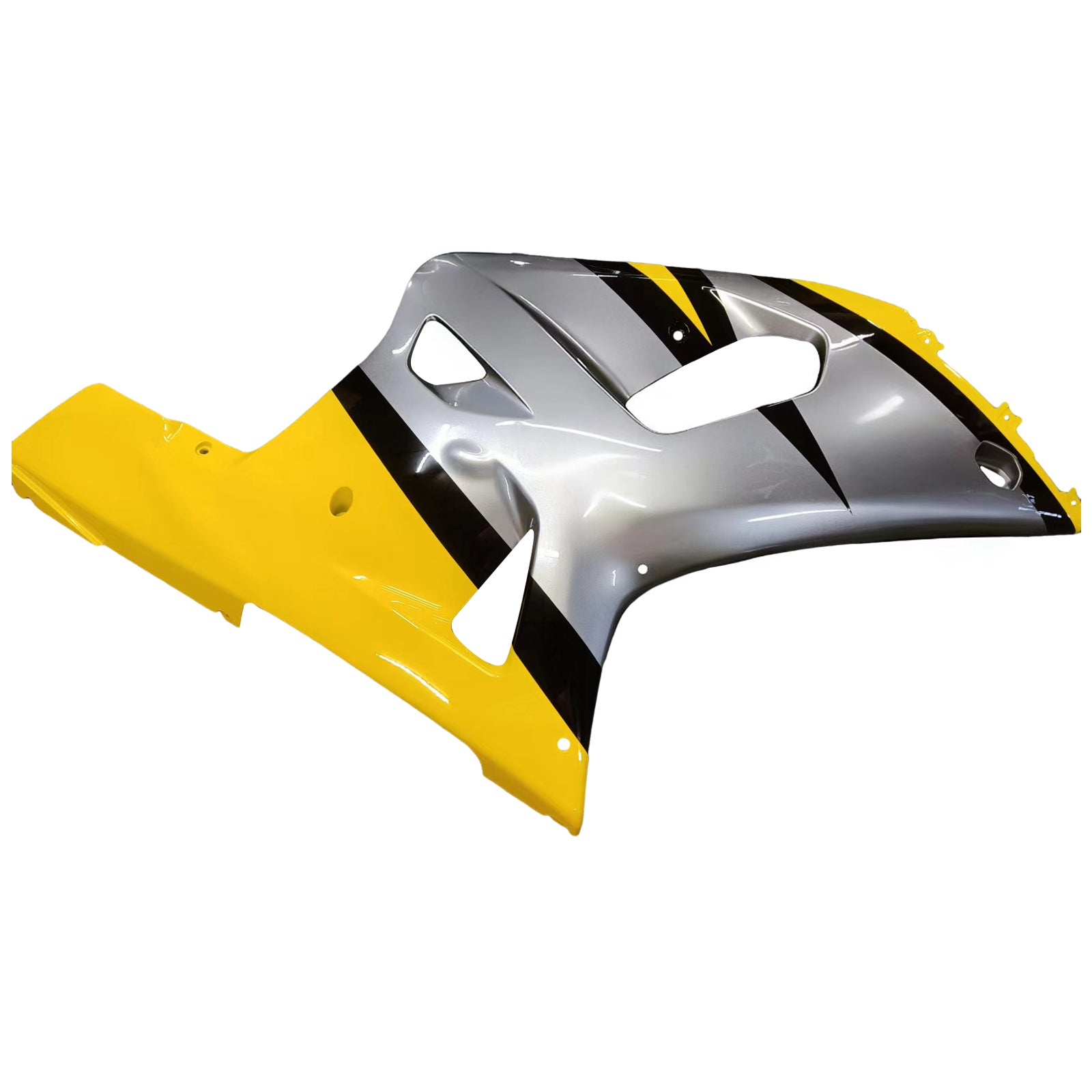 Amotopart Suzuki 01-03 GSXR600 & 00-03 GSXR750 Yellow Silver GSXR Racing Fairing Kit