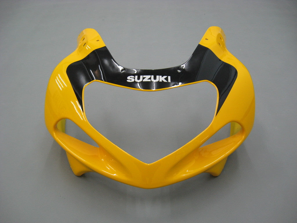 Amotopart Verkleidungssatz für Suzuki 01–03 GSXR600 und 00–03 GSXR750, Gelb
