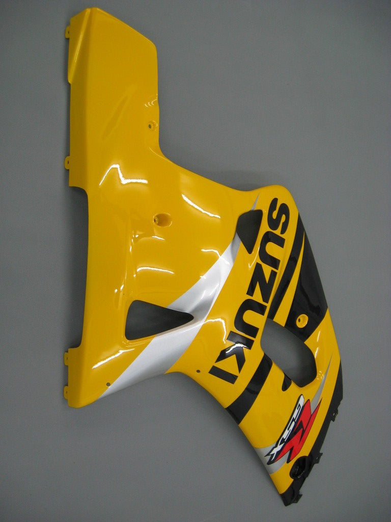 Amotopart Suzuki 01-03 GSXR600 & 00-03 GSXR750 Fairing Yellow Kit