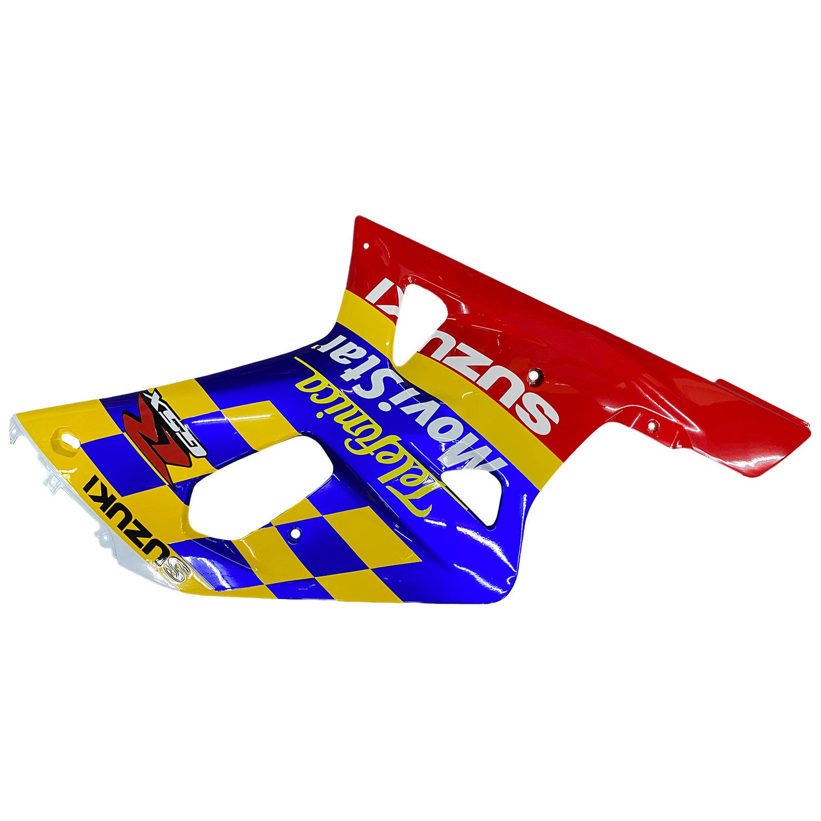 Amotopart Suzuki 01-03 GSXR600 & 00-03 GSXR750 Fairing Blue Yellow Multi Kit