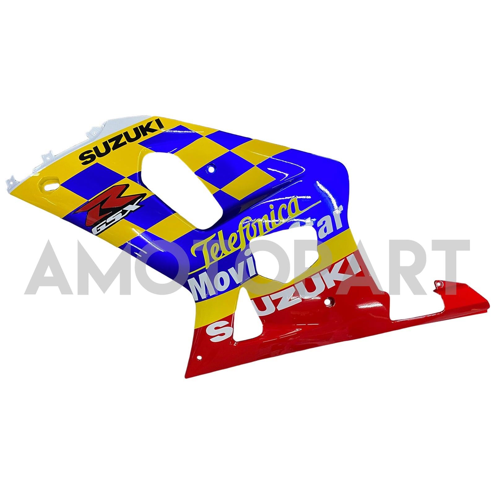 Amotopart Suzuki 01-03 GSXR600 & 00-03 GSXR750 Fairing Blue Yellow Multi Kit
