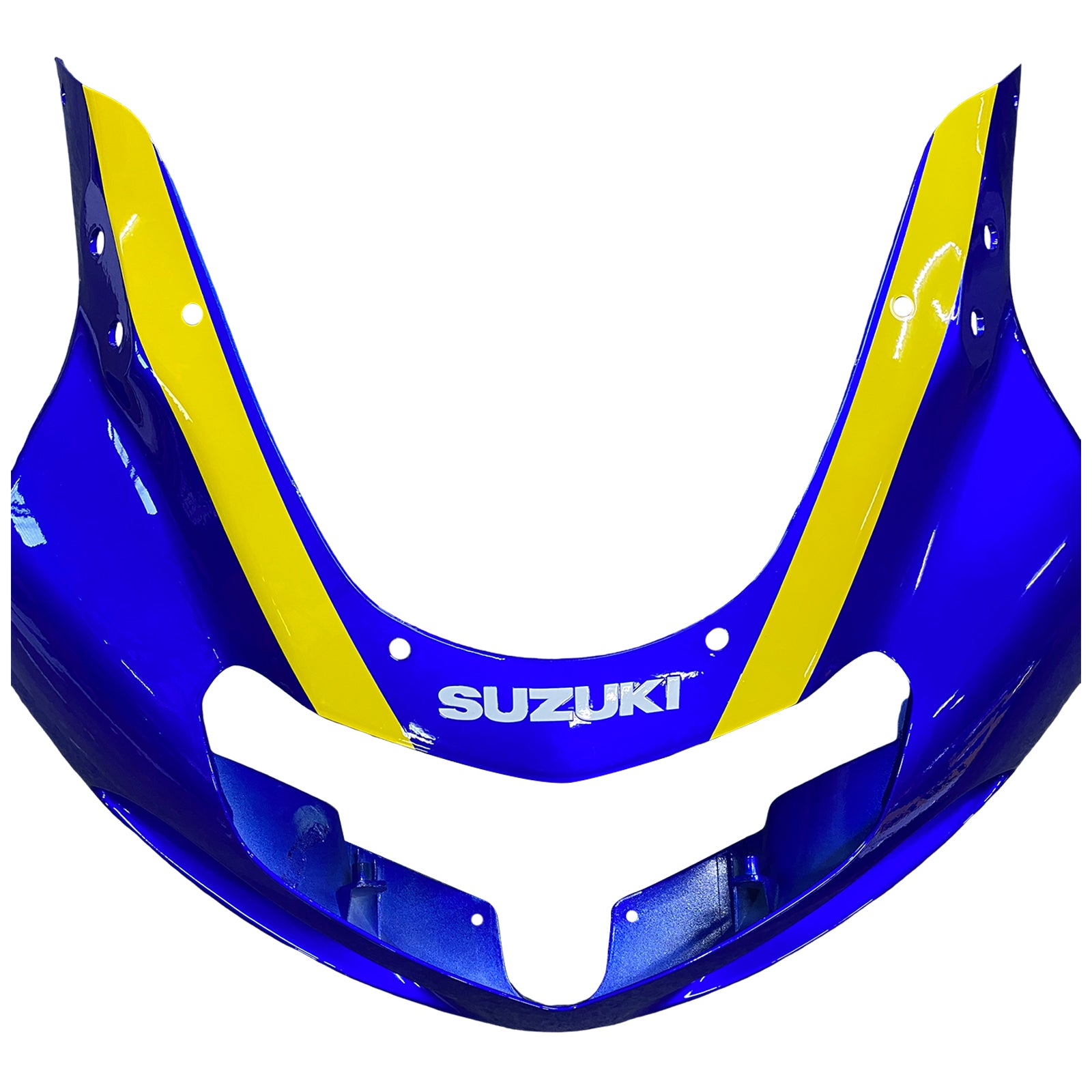 Amotopart Verkleidung für Suzuki 01–03 GSXR600 und 00–03 GSXR750, Blau/Gelb, Multi-Kit