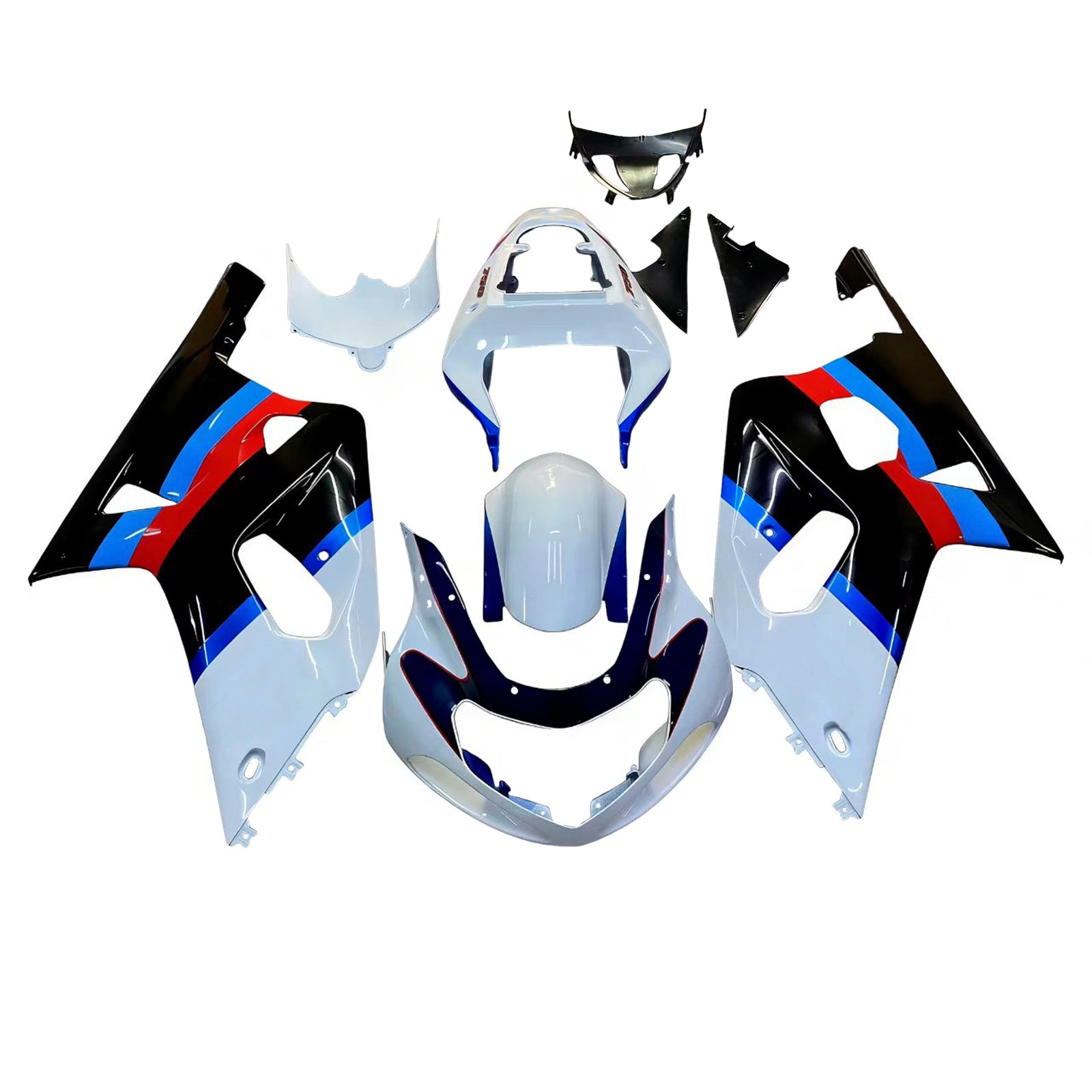 Amotopart Suzuki 01-03 GSXR600 & 00-03 GSXR750 Multi-Color GSXR Racing Fairing Kit
