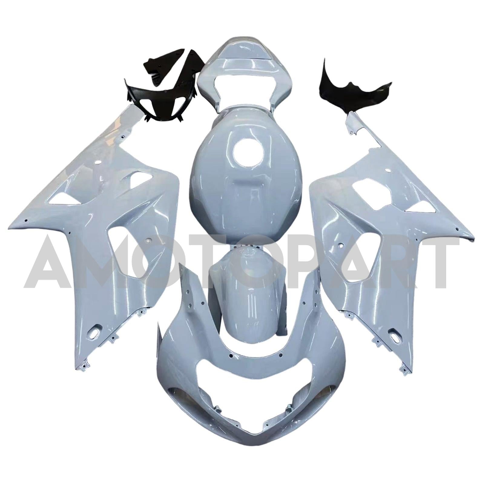 Amotopart Suzuki 01-03 GSXR600 & 00-03 GSXR750 Grey Fairing Kit
