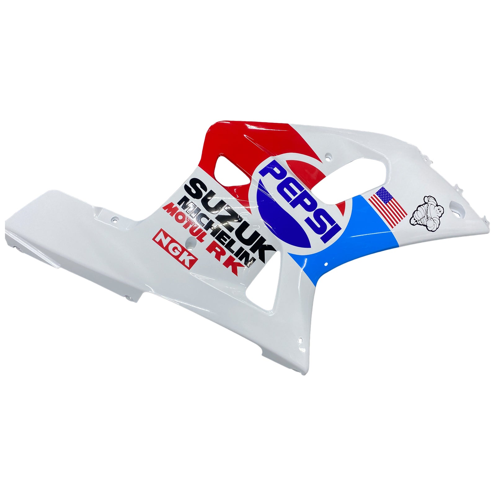 Amotopart Suzuki 01-03 GSXR600 & 00-03 GSXR750 Pepsi White Red Blue Fairing Kit