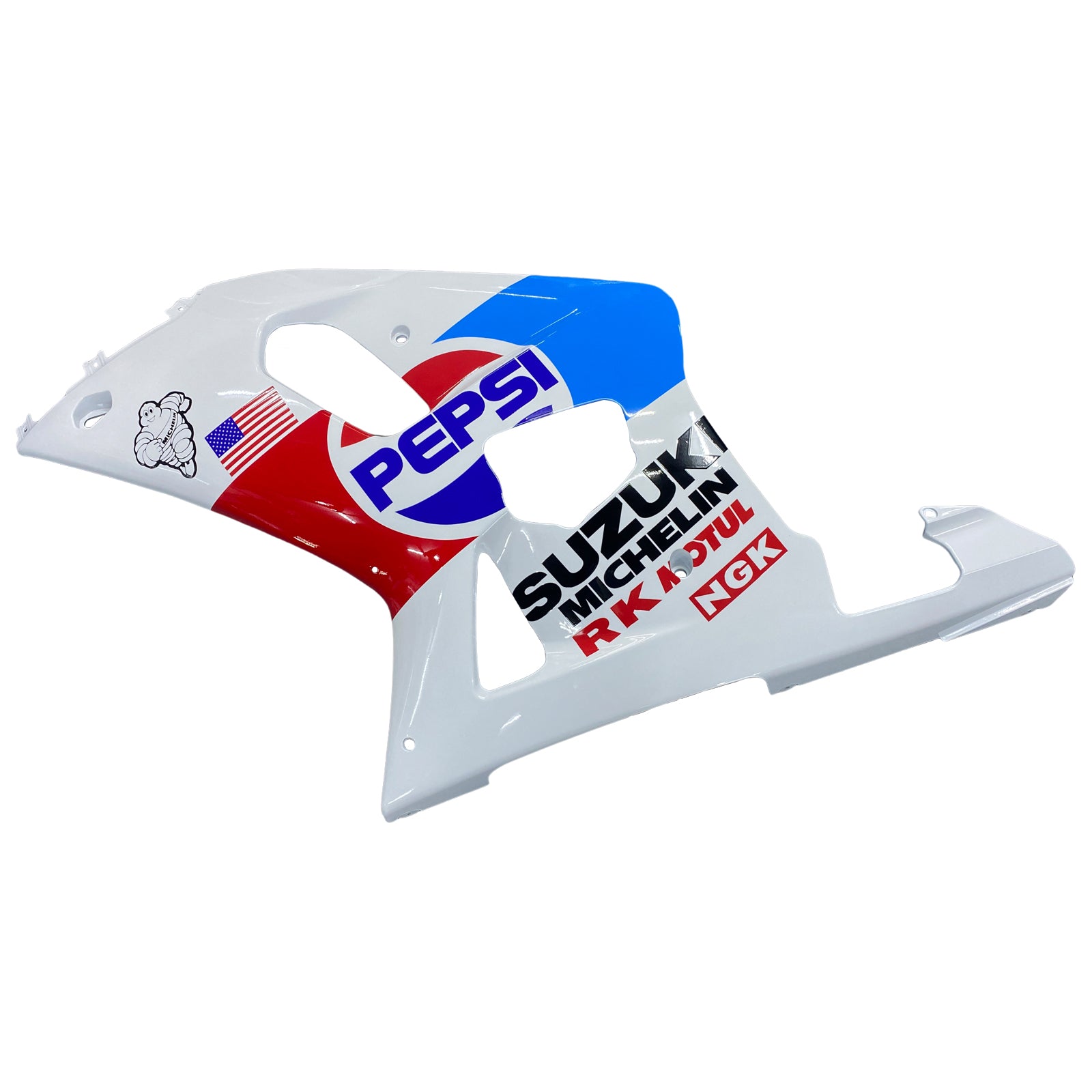 Amotopart Suzuki 01-03 GSXR600 & 00-03 GSXR750 Pepsi White Red Blue Fairing Kit