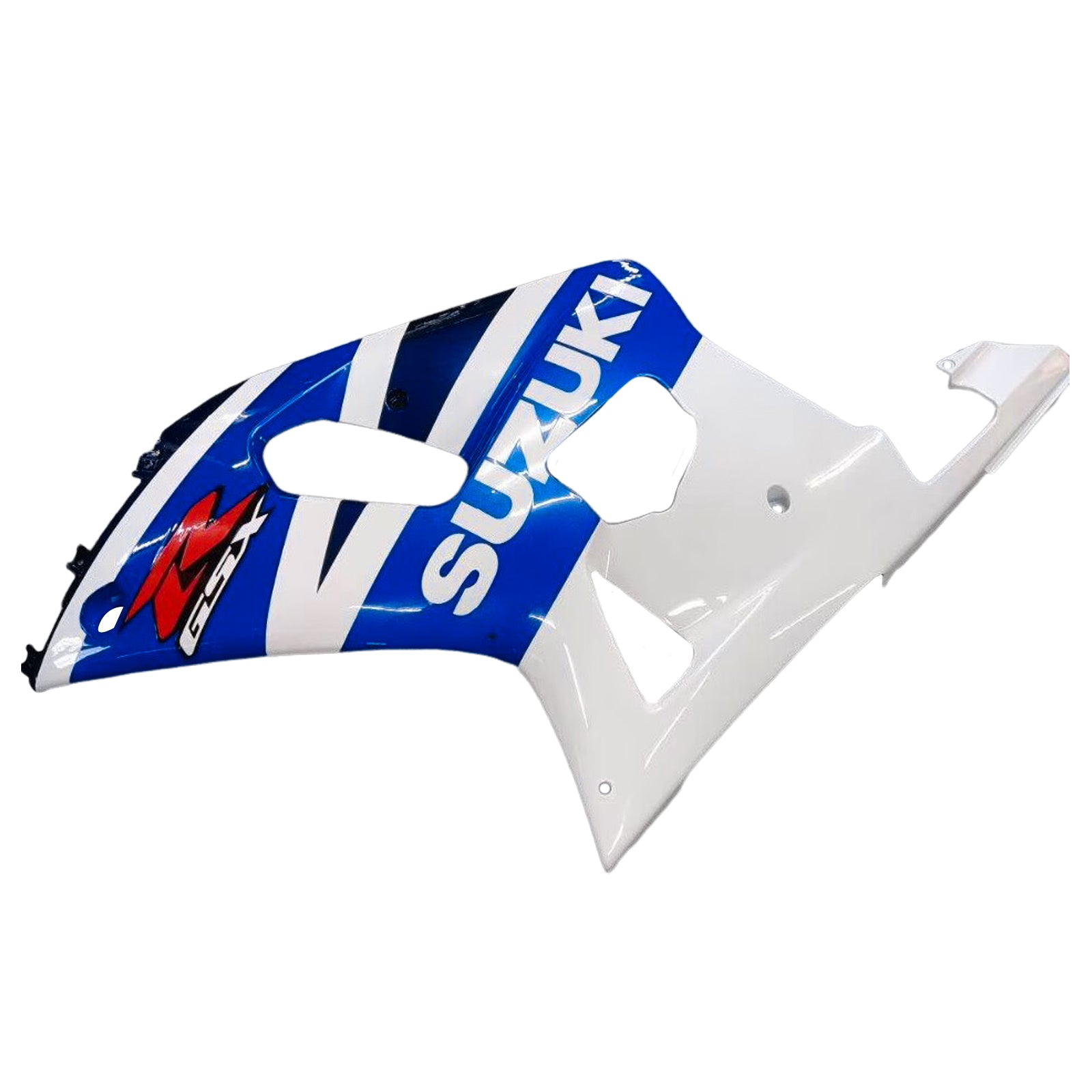 Amotopart Suzuki 01-03 GSXR600 & 00-03 GSXR750 White Blue Fairing Kit