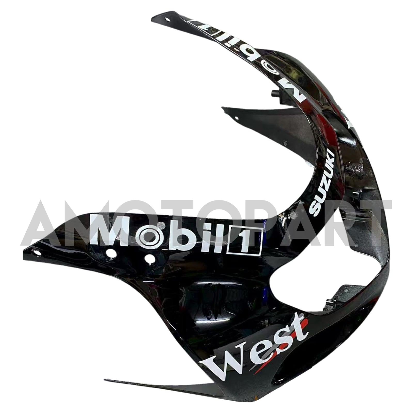 Amotopart 2001-2003 GSXR600 2000-2003 GSXR750 K1 Suzuki White&Black Fairing Kit