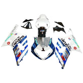 Amotopart 2001-2003 GSXR600 2000-2003 GSXR750 K1 Suzuki Blue White Fairing Kit