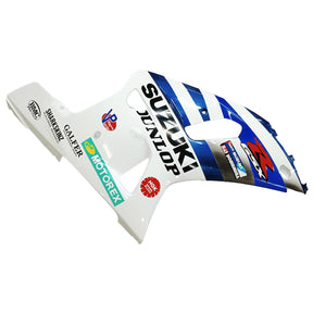 Amotopart 2001-2003 GSXR600 2000-2003 GSXR750 K1 Suzuki Kit carena blu bianco