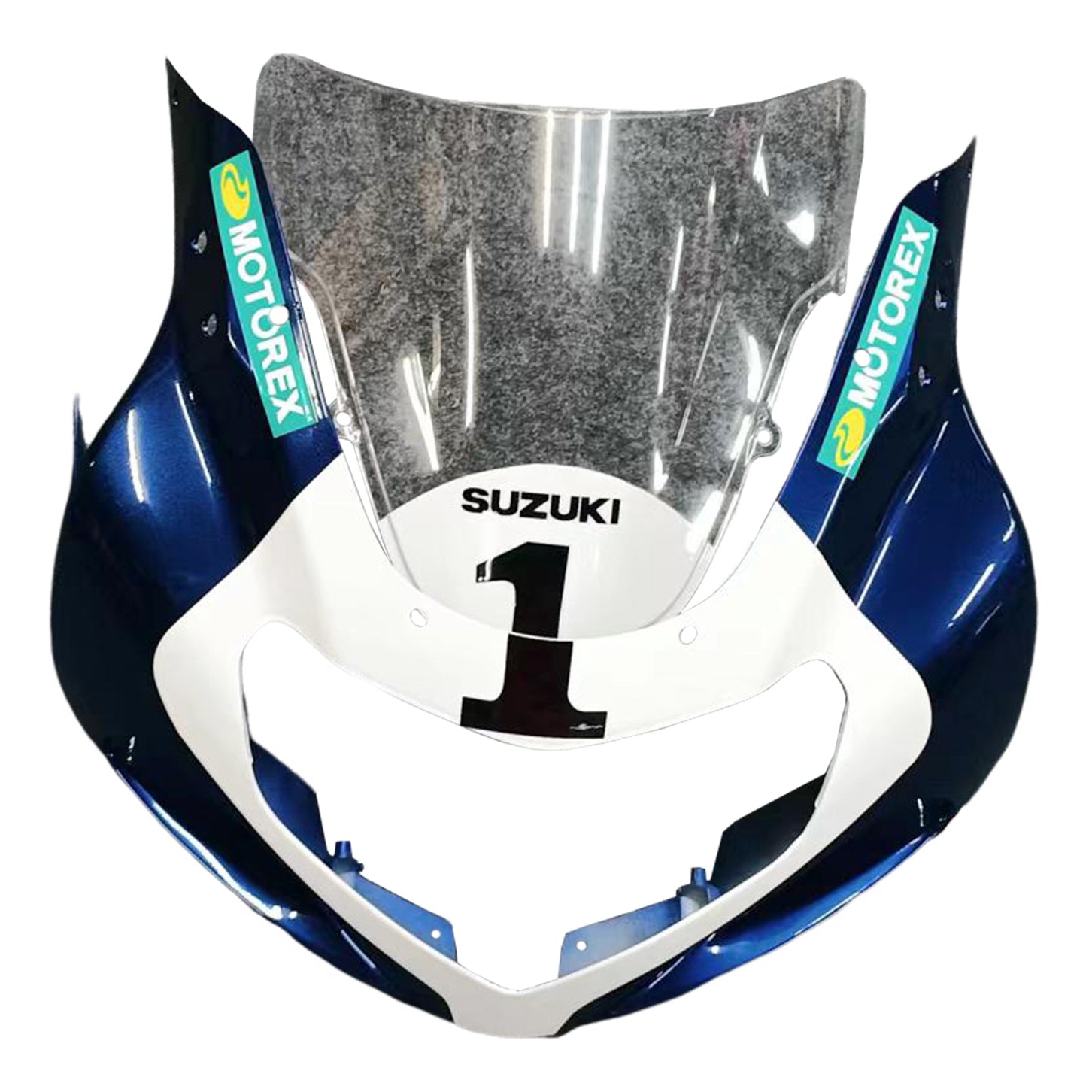 Amotopart 2001-2003 GSXR600 2000-2003 GSXR750 K1 Suzuki Kit carena blu bianco