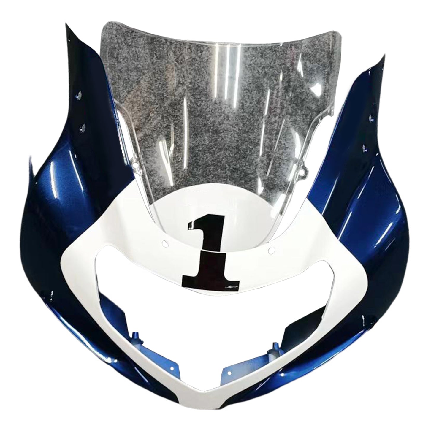 Amotopart 2001-2003 GSXR600 2000-2003 GSXR750 K1 Suzuki Blue White Fairing Zestaw