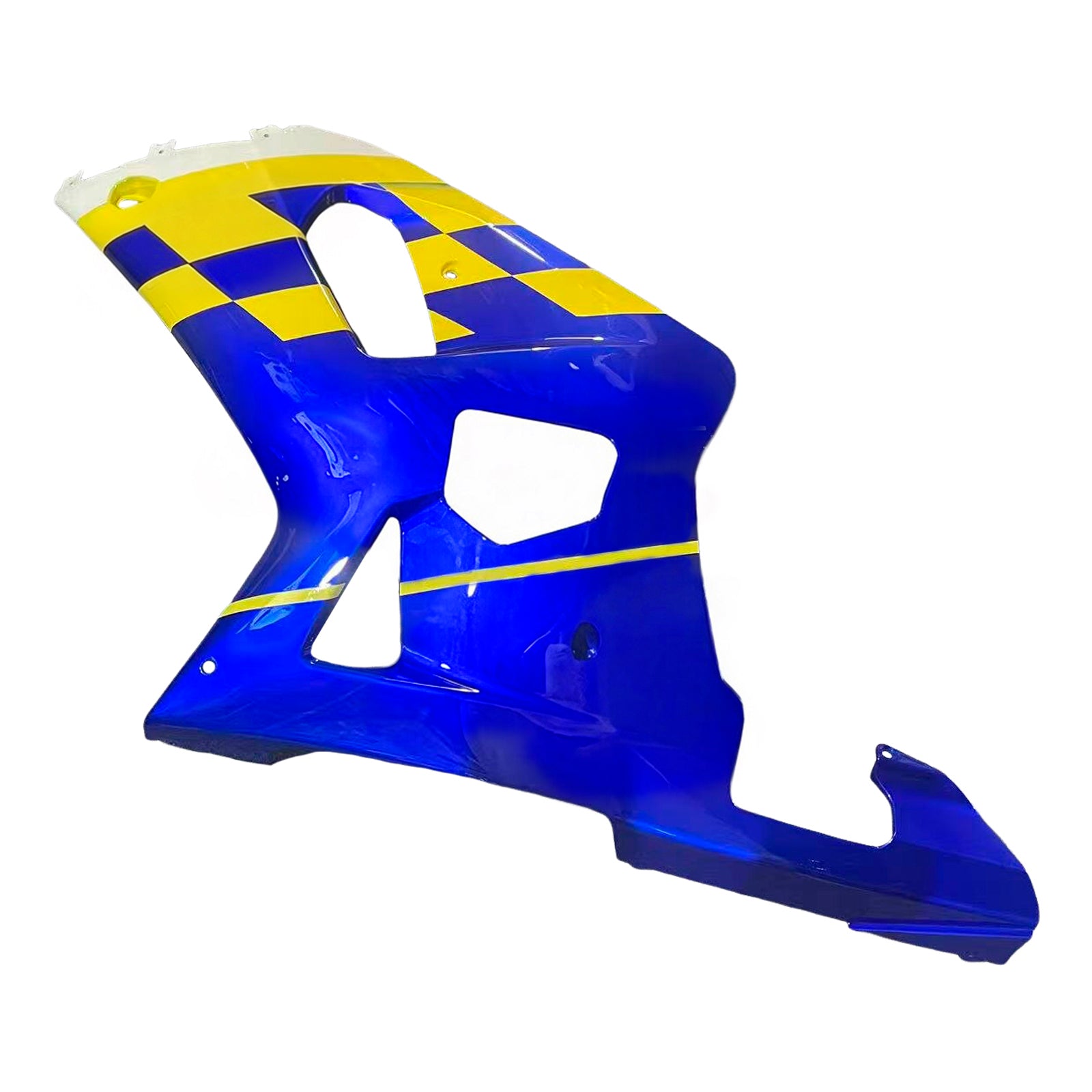 Amotopart 2001-2003 GSXR600 2000-2003 GSXR750 K1 Suzuki Blue Yellow Fairing Kit