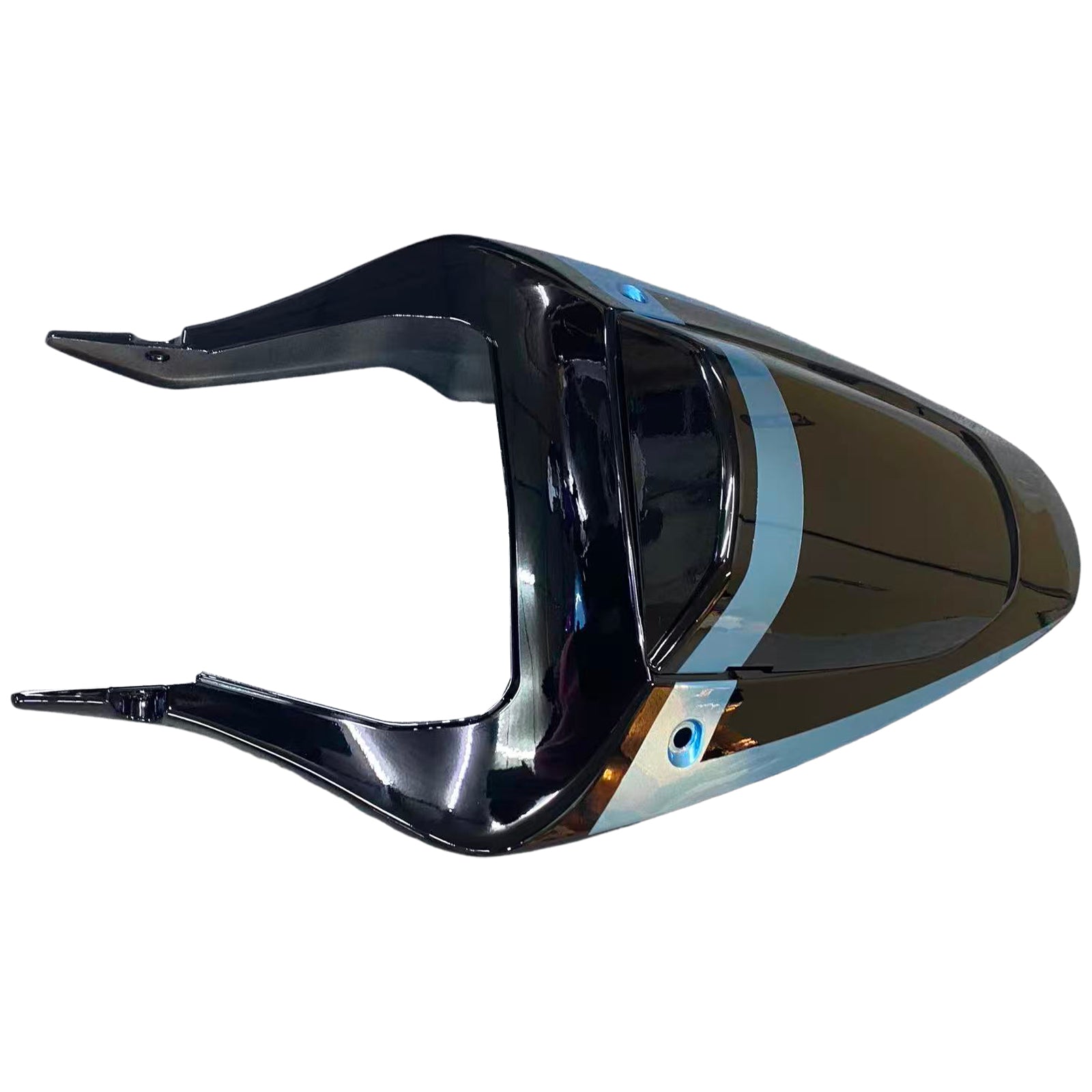 Amotopart Suzuki 00-03 GSXR 750 & 01-03 GSXR 600 Black Light Blue Fairing Kit