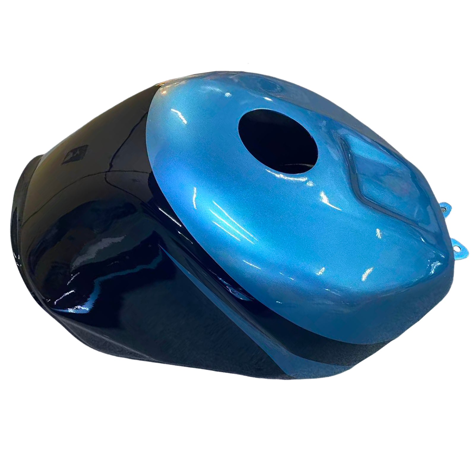 Amotopart Suzuki 00-03 GSXR 750 & 01-03 GSXR 600 Black Light Blue Fairing Kit