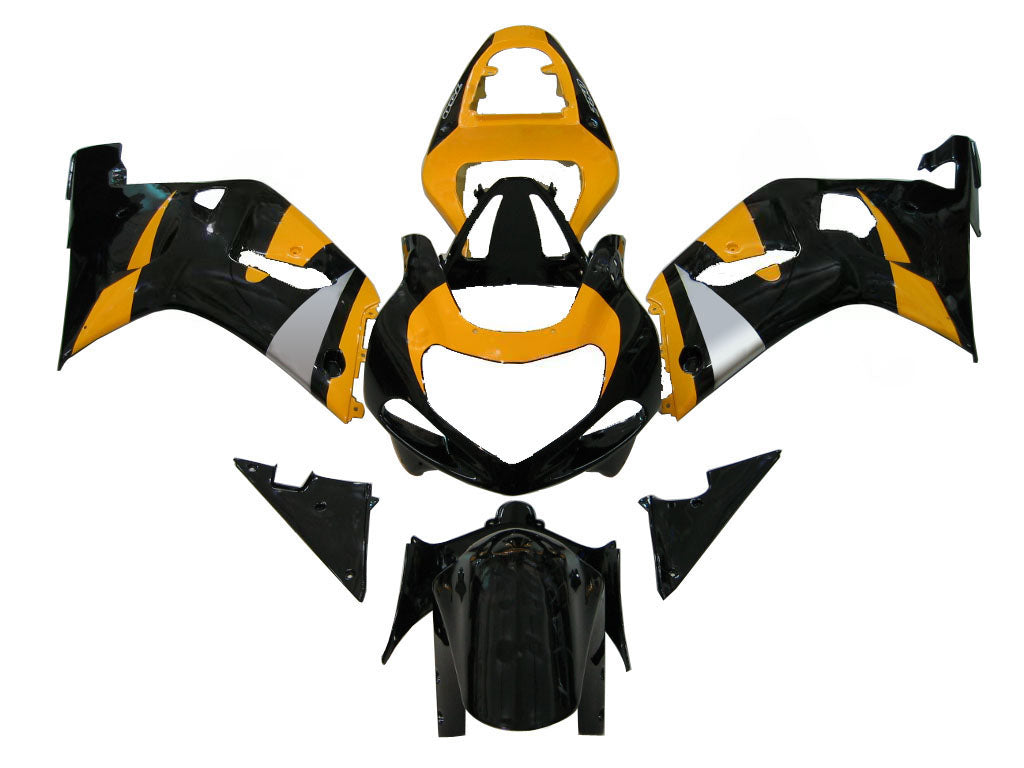 Amotopart Suzuki 01-03 GSXR600 &  Carenatura GSXR750 00-03 gialla&Bmancanza Kit