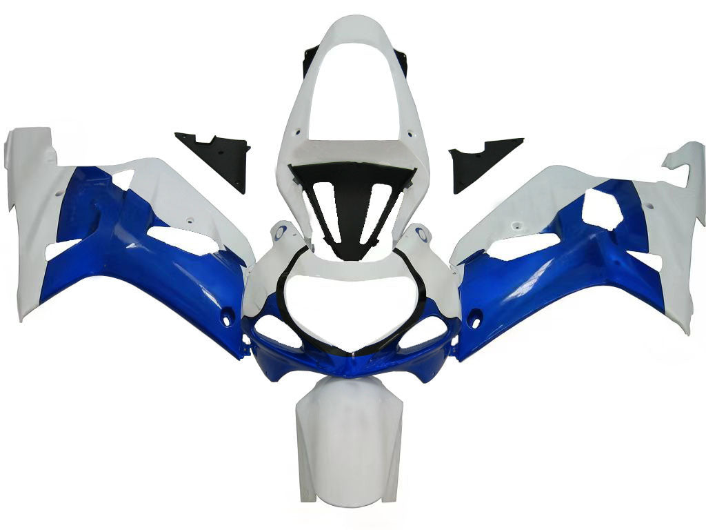 Amotopart Suzuki 01-03 GSXR600 & 00-03 GSXR750 Kit carena blu bianco