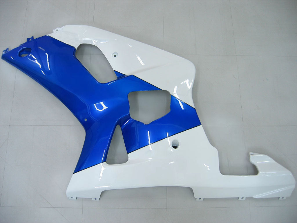 Amotopart Suzuki 01-03 GSXR600 & 00-03 GSXR750 Kit carénage bleu blanc