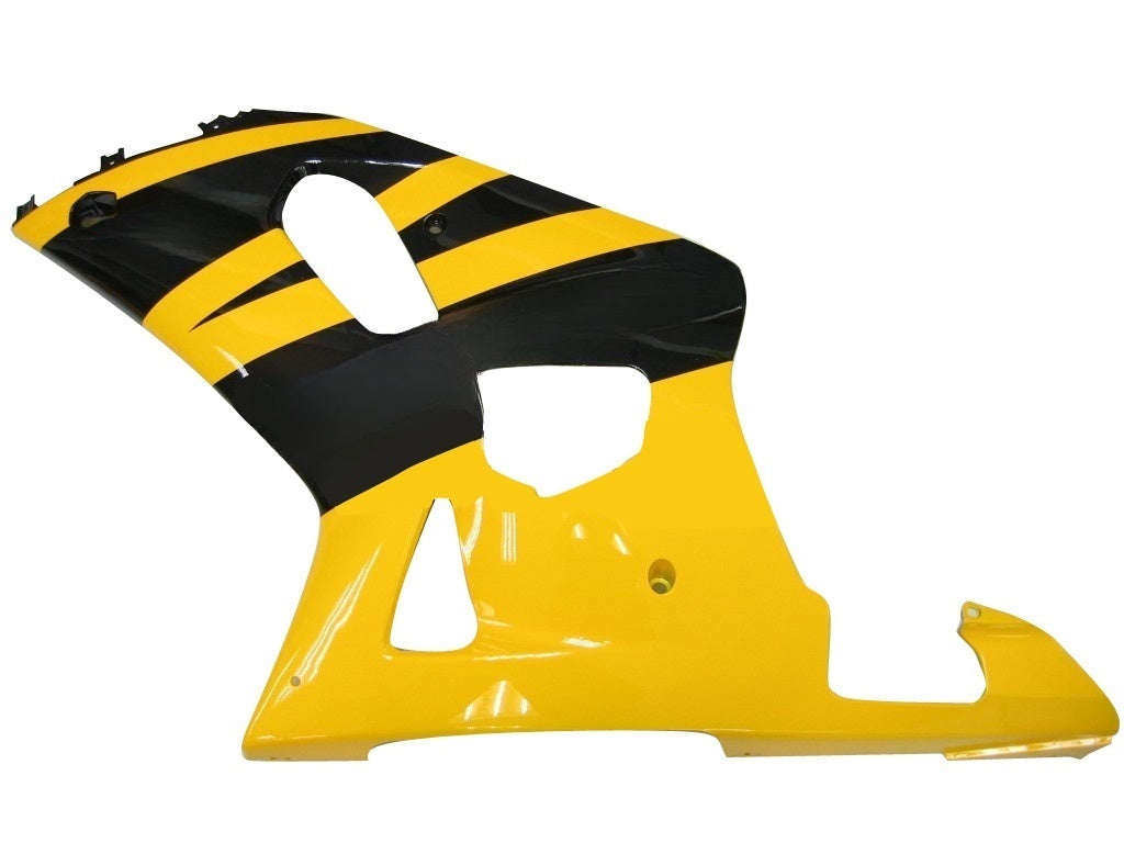 Amotopart Suzuki 01-03 GSXR600 & 00-03 GSXR750 Fairing Yellow Black Kit