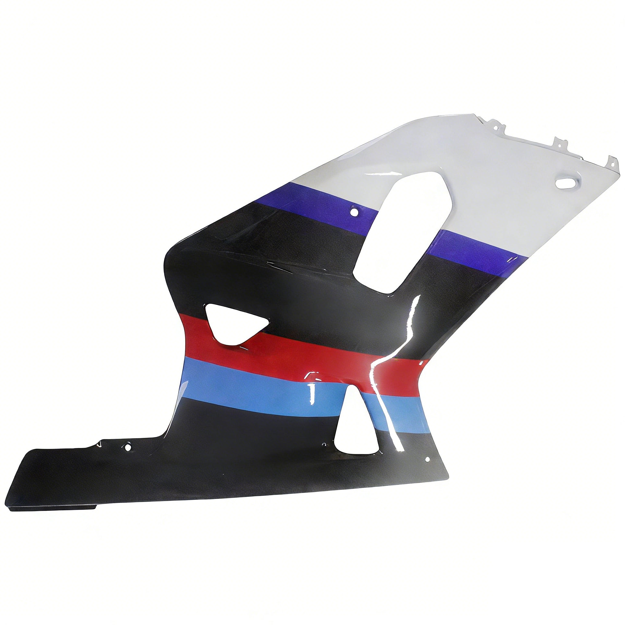 Amotopart スズキ 01-03 GSXR600 & 00-03 GSXR750 フェアリング マルチ ホワイト ブラック キット