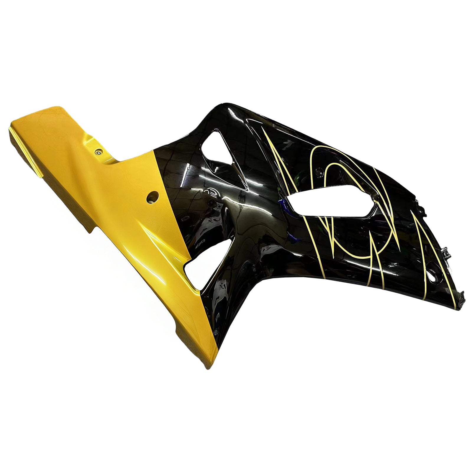 Amotopart Suzuki 01-03 GSXR600 & 00-03 Sada kapotáže GSXR750 Black Gold