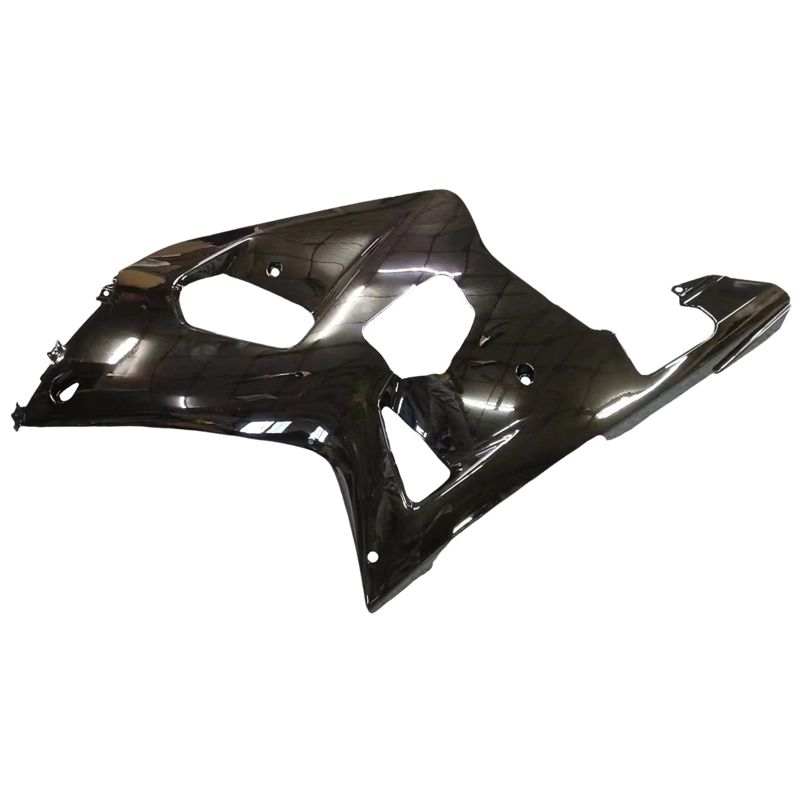 Amotopart Suzuki 01-03 GSXR600 & 00-03 GSXR750 Verkleidungsset in glänzendem Schwarz