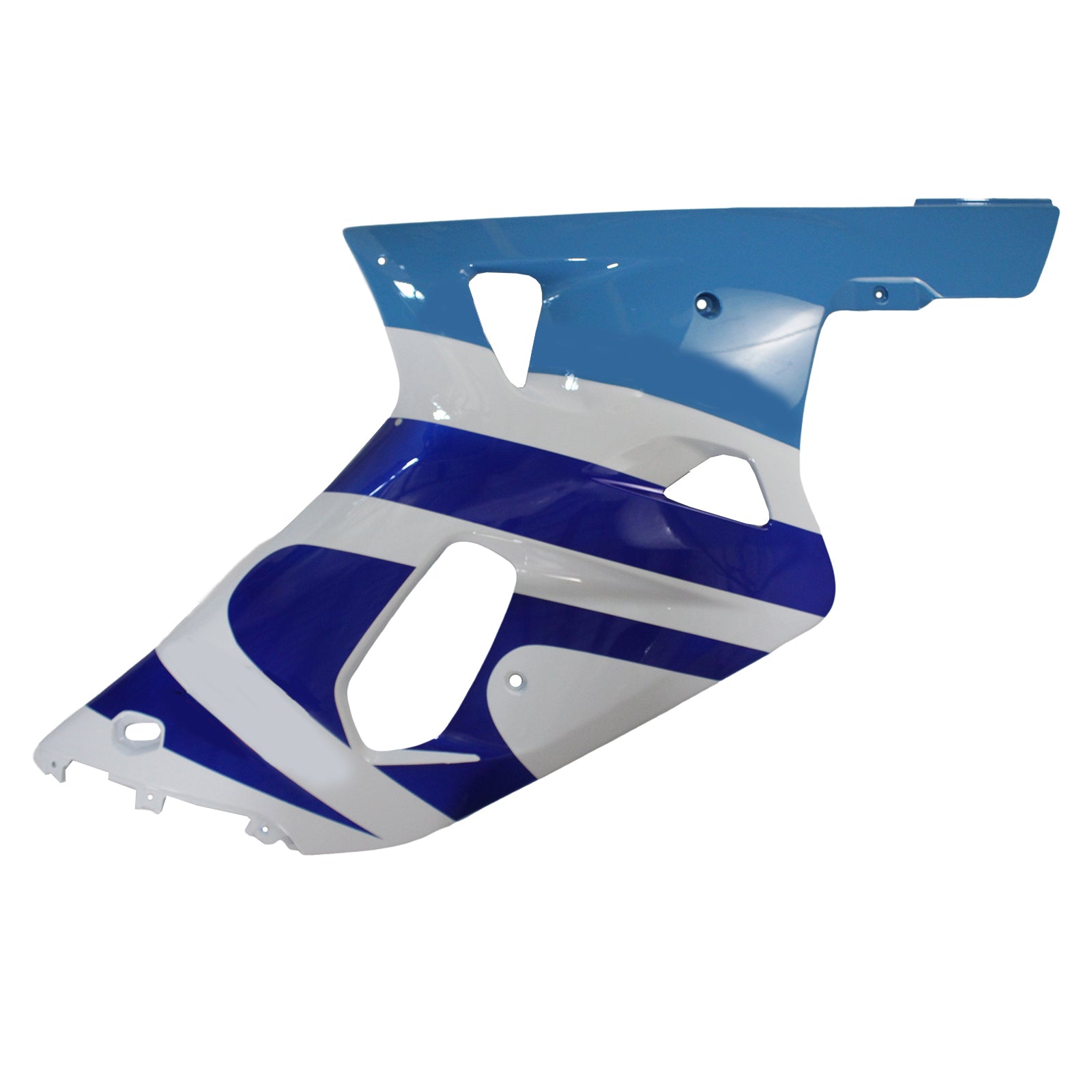 Amotopart Suzuki 01-03 GSXR600 & 00-03 GSXR750 blue white Fairing Kit