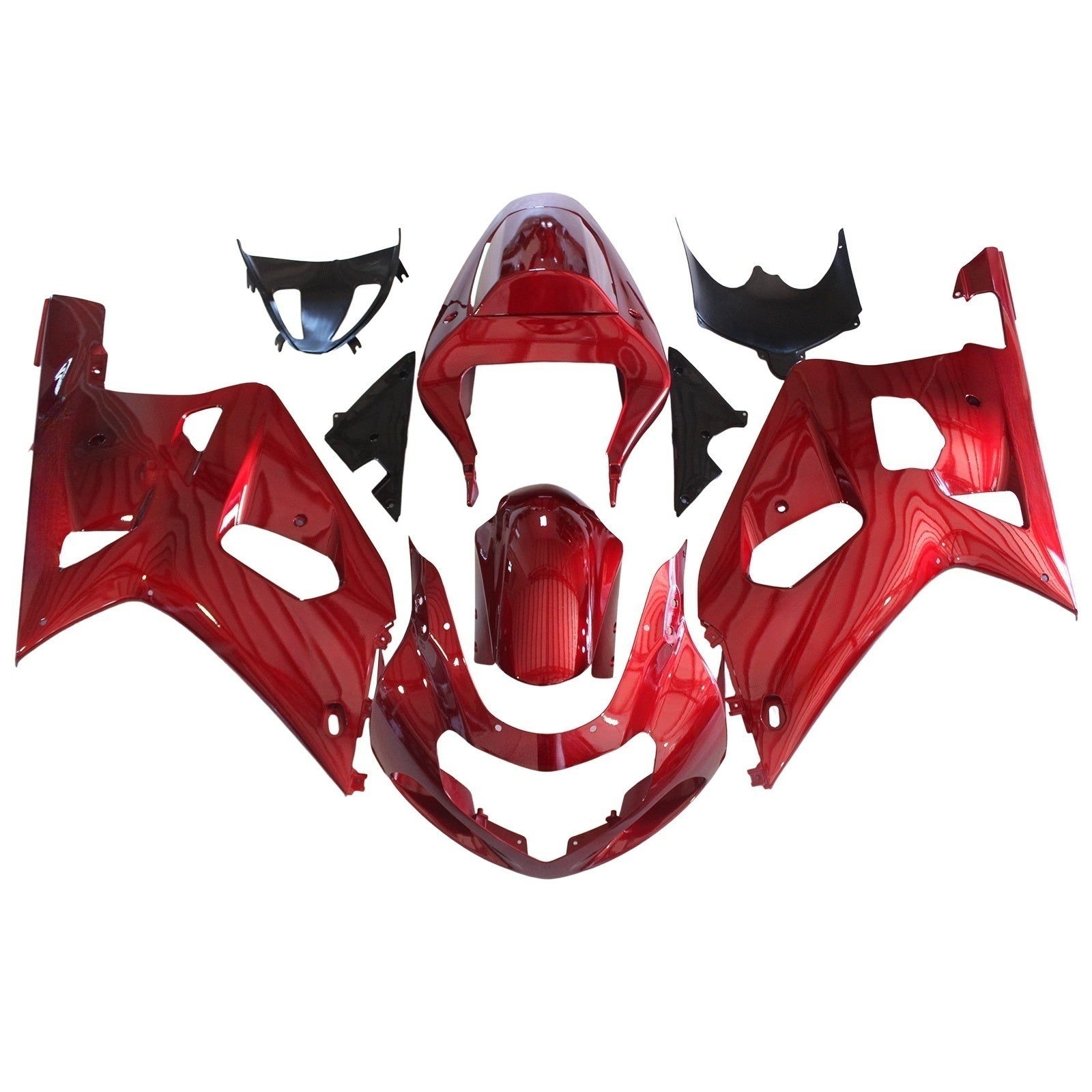 AMOTOPART SUZUKI 01-03 GSXR600 & 00-03 GSXR750 KUILT Glossy Red Gray Kit