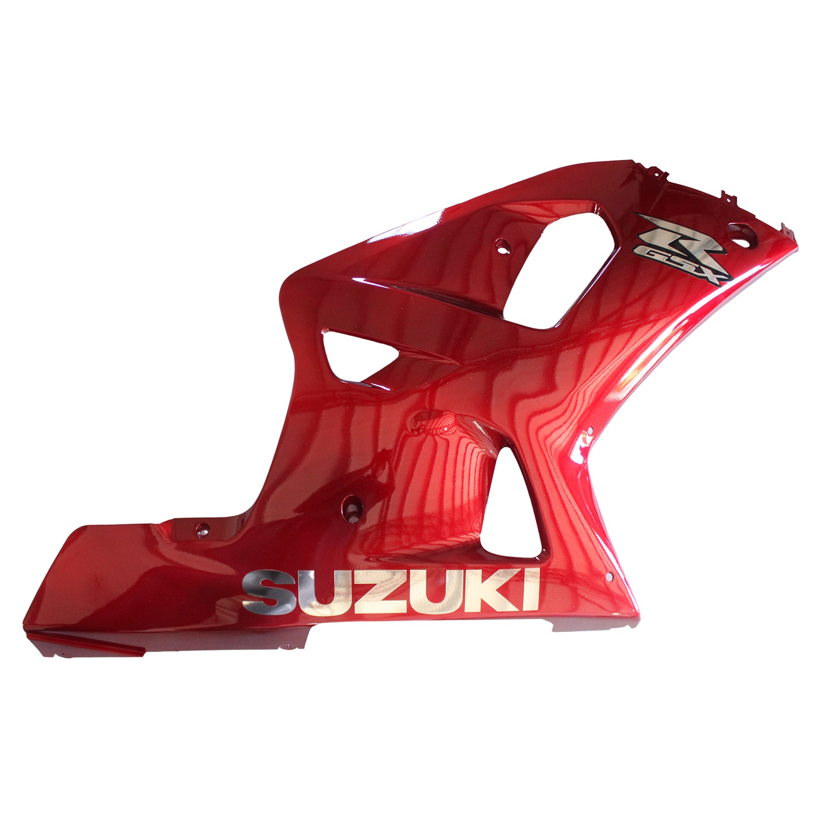 Amotopart Suzuki 01-03 GSXR600 &amp; 00-03 GSXR750 Verkleidung glänzend rot grau Kit