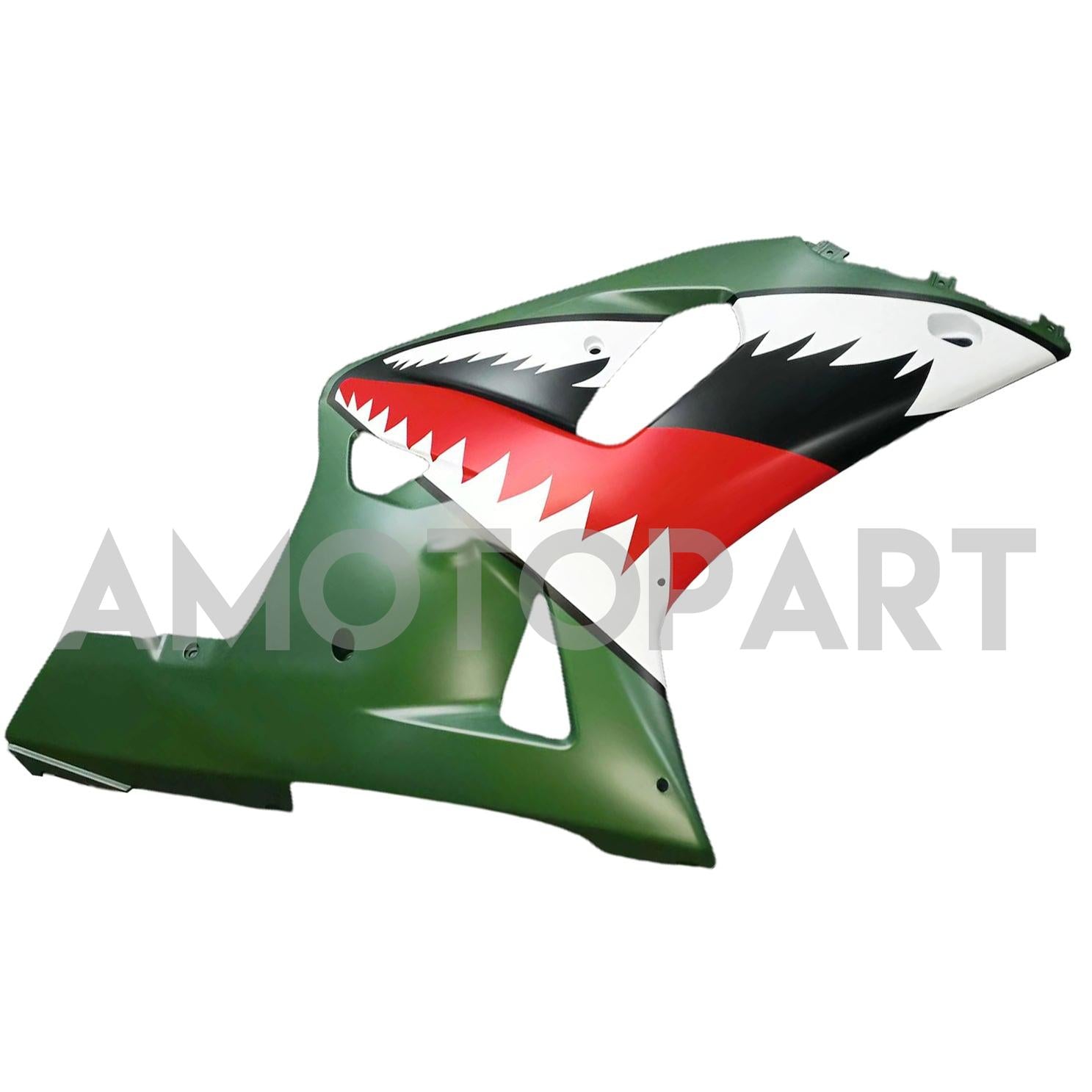 Amotopart Suzuki 01-03 GSXR600 & 00-03 GSXR750 Fairing matte green sharp Kit