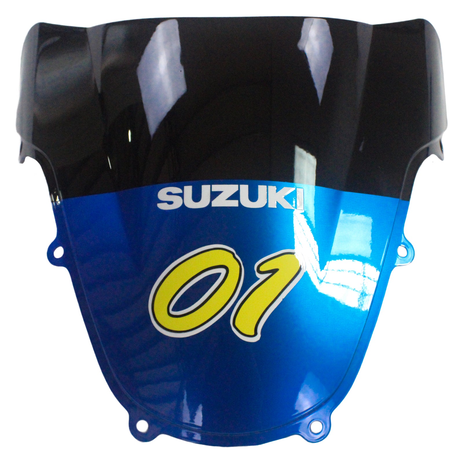 Amotopart Suzuki 01–03 GSXR600 & 00–03 GSXR750 Verkleidung Motul blau gelb Kit